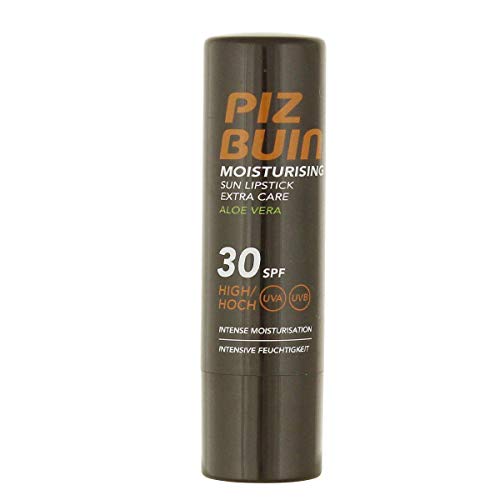 Lot de 2 – Piz Buin Moisturising Sun Lipstick SPF30 Aloe Vera (2×4,9 g)