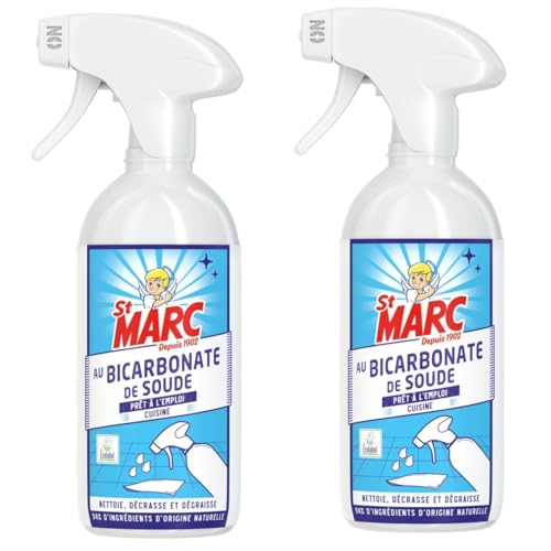 St marc - Lot de 2 Pistolets Nettoyants au Bicarbonate – Multi-Usages