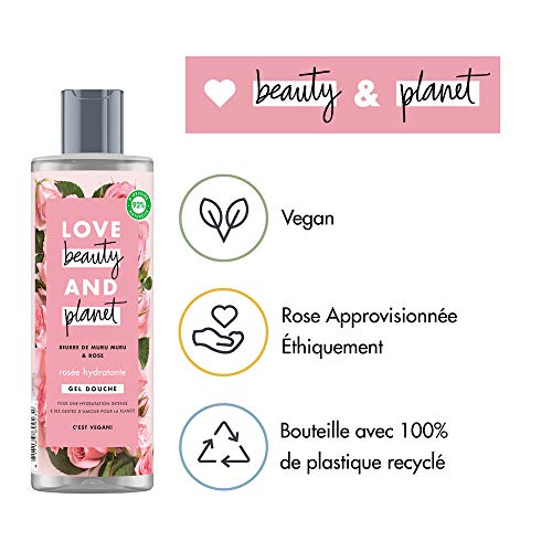 Love Beauty and Planet – Gel Douche Rosée Hydratante Coco Bio & Muru Muru