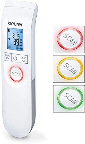 Beurer FT 95 – Thermomètre Médical Sans Contact Bluetooth