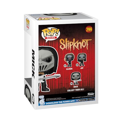 Funko Pop! Rocks: Slipknot - Mick - Figurine en Vinyle à Collectionner - Idée de Cadeau - Produits Officiels - Jouets pour Les Enfants et Adultes - Music Fans