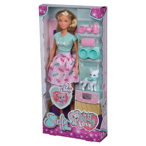 Steffi Love – Kitty Love (Poupée 29 cm + Chatons)
