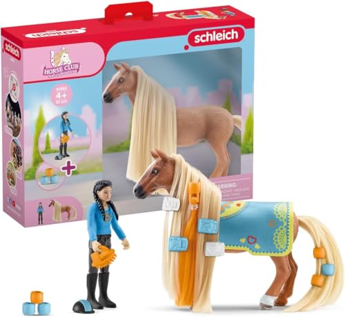 Schleich Horse Club – Coffret figurine Kim et Caramelo