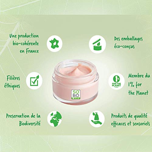 So’Bio Étic – Crème Visage Récupératrice Masque Nuit Mon Lait d’Ânesse Bio