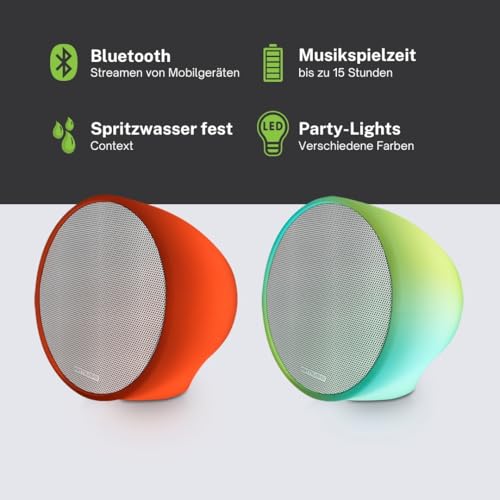 Muse ML-655 BT – Enceinte Bluetooth 100 W Nomade avec LED d’Ambiance