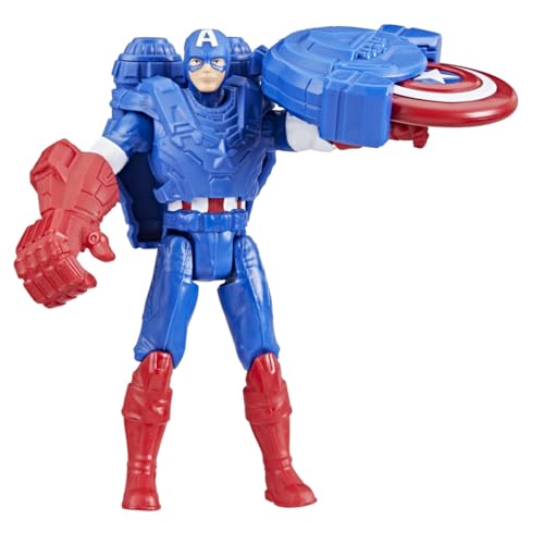 Marvel Epic Hero – Captain America Battle Gear 4″ Figurine
