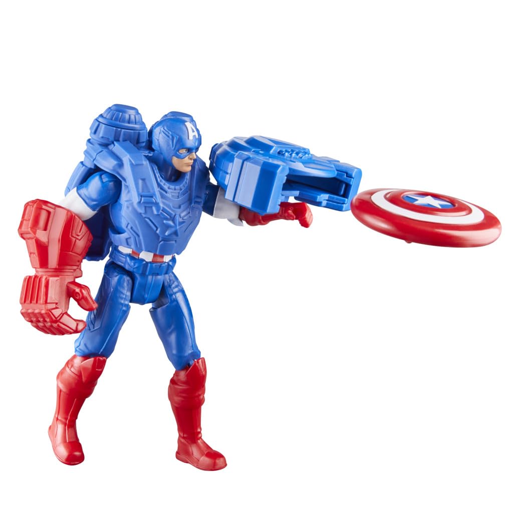 Marvel Epic Hero – Captain America Battle Gear 4″ Figurine