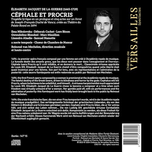 Céphale et Procris – Élisabeth-Claude Jacquet de La Guerre (2 CD)