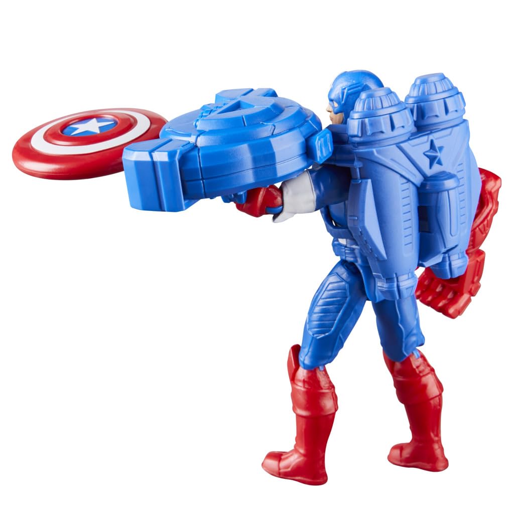 Marvel Epic Hero – Captain America Battle Gear 4″ Figurine