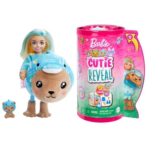Barbie Cutie Reveal Chelsea “Teddy Bear as Dolphin” – HRK30