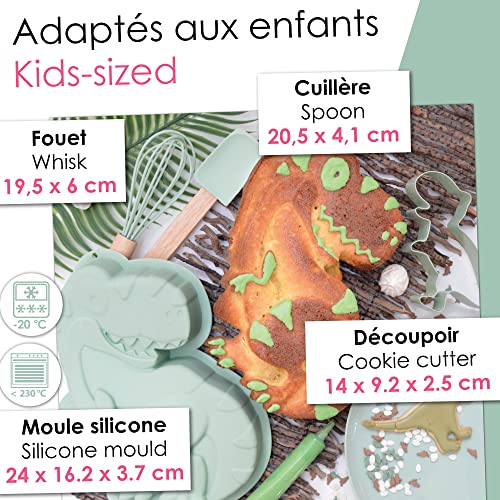 ScrapCooking – Coffret Pâtisserie Dinosaure pour Enfants