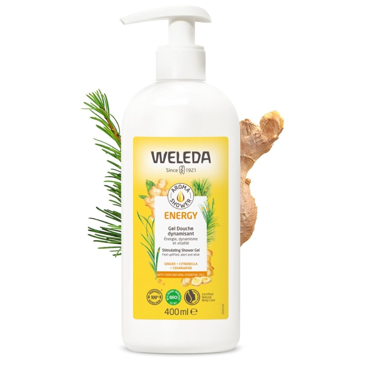 Weleda – Aroma Shower Energy Gel Douche Dynamisant (400 ml)