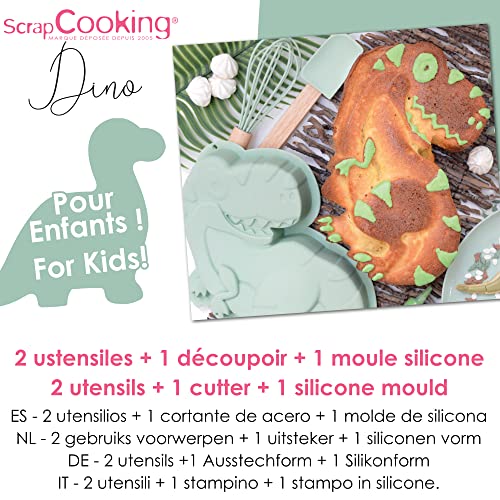 ScrapCooking – Coffret Pâtisserie Dinosaure pour Enfants