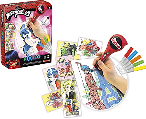 Pixelo Miraculous – Kit Créatif Lansay avec Stylo Électronique et Feutres