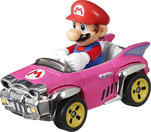 Hot Wheels – Pack de 4 Voitures Mario Kart