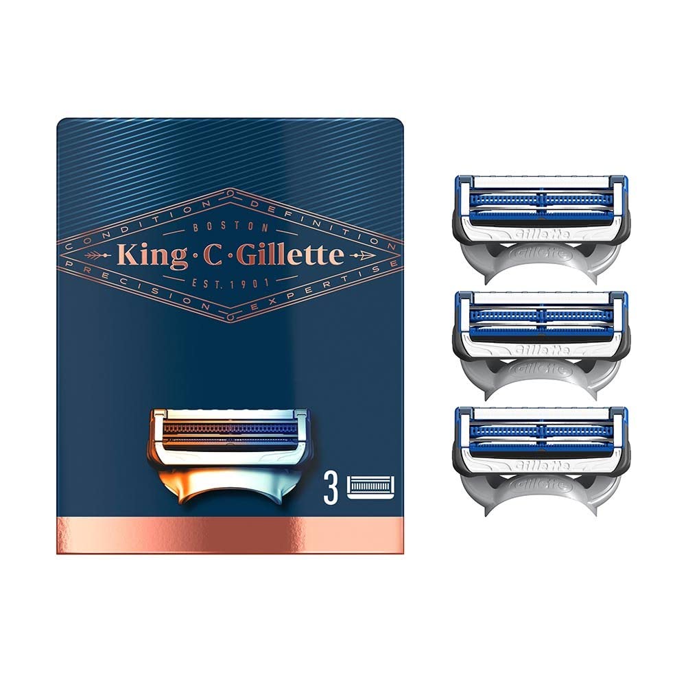 King C. Gillette – Recharges Lames Neck Razor (x3)