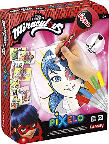 Pixelo Miraculous – Kit Créatif Lansay avec Stylo Électronique et Feutres