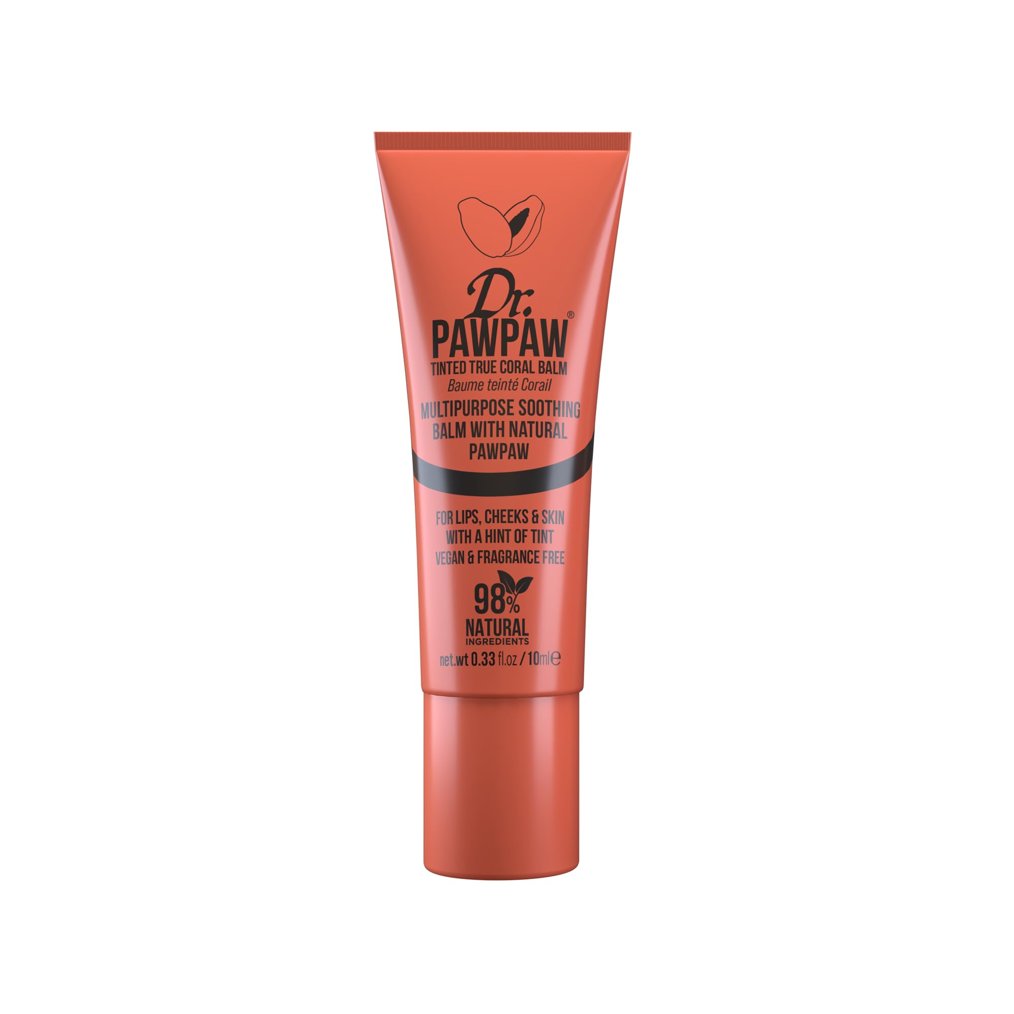Dr.PAWPAW – Baume Lèvres Multifonction Teinté True Coral