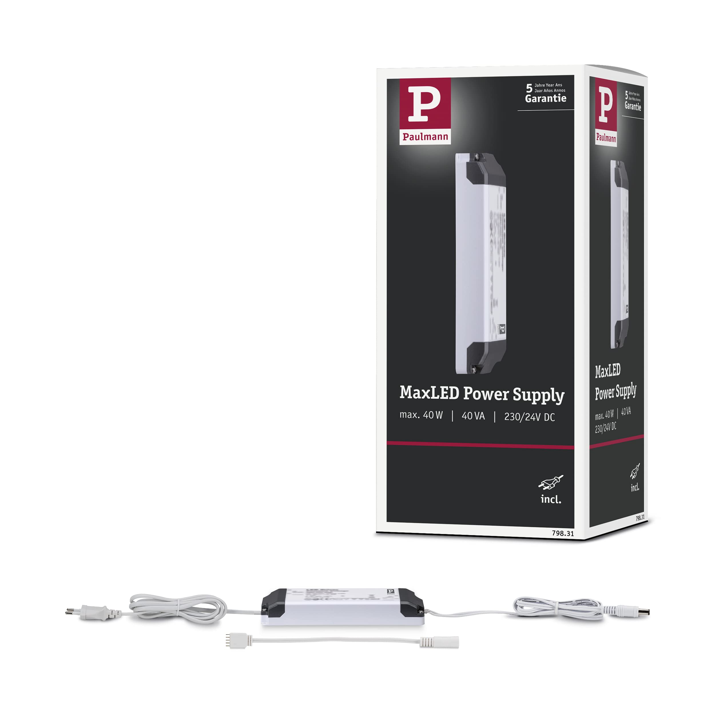 Paulmann MaxLED – Alimentation 40W IP20 Blanc