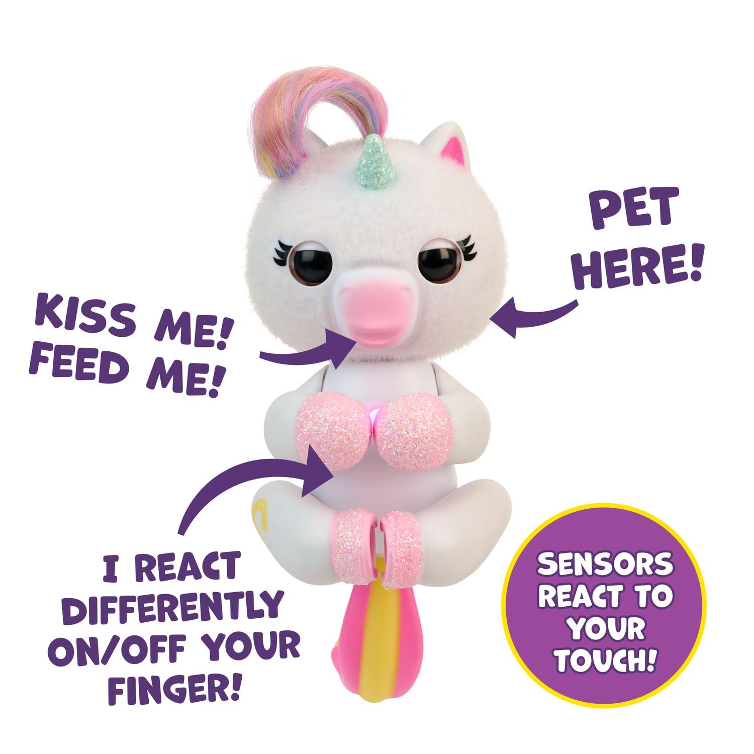 Fingerlings Licorne Lulu – Figurine Interactive