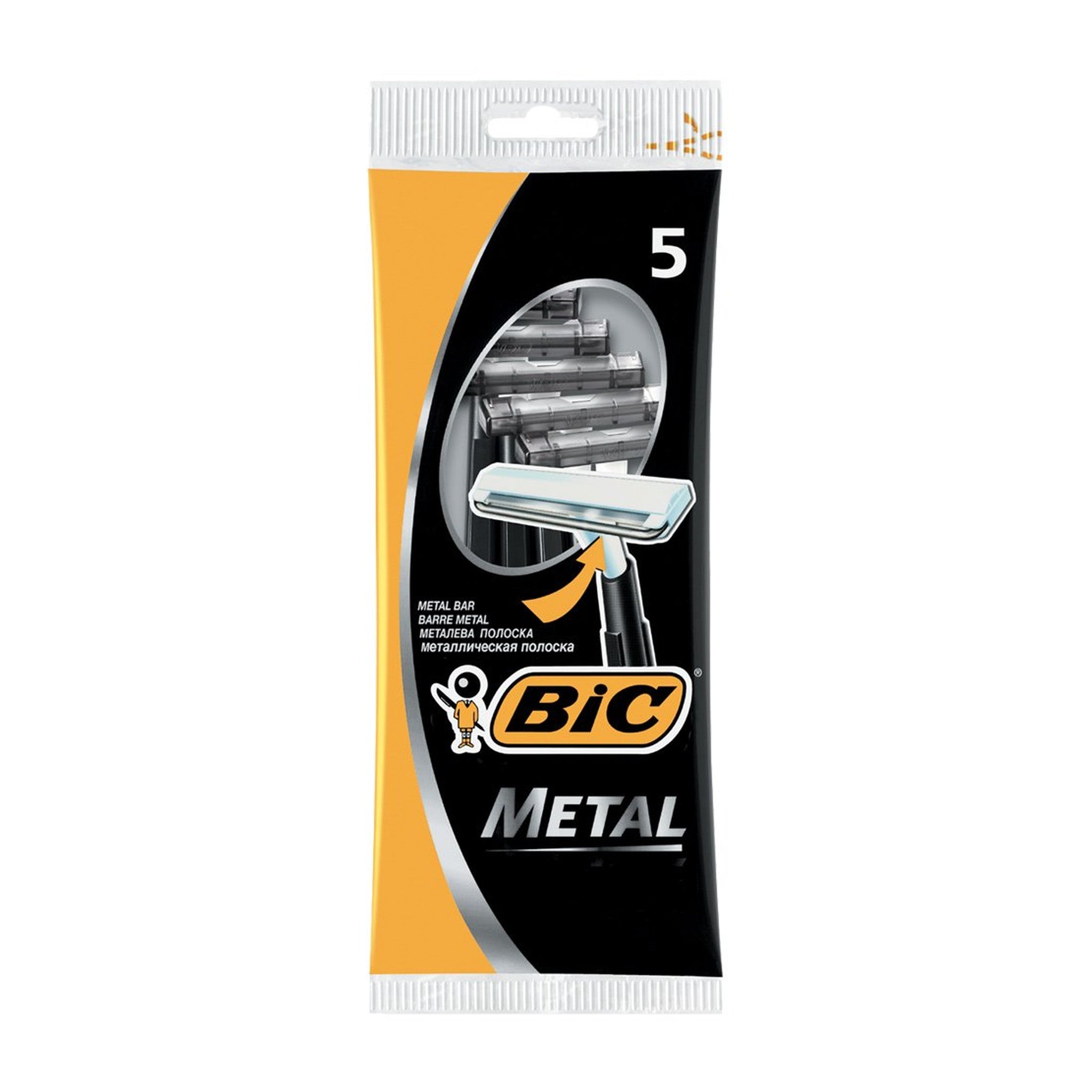 Bic Rasoir Rasoirs jetables barre métal, barbes difficiles - Les 5 rasoirs
