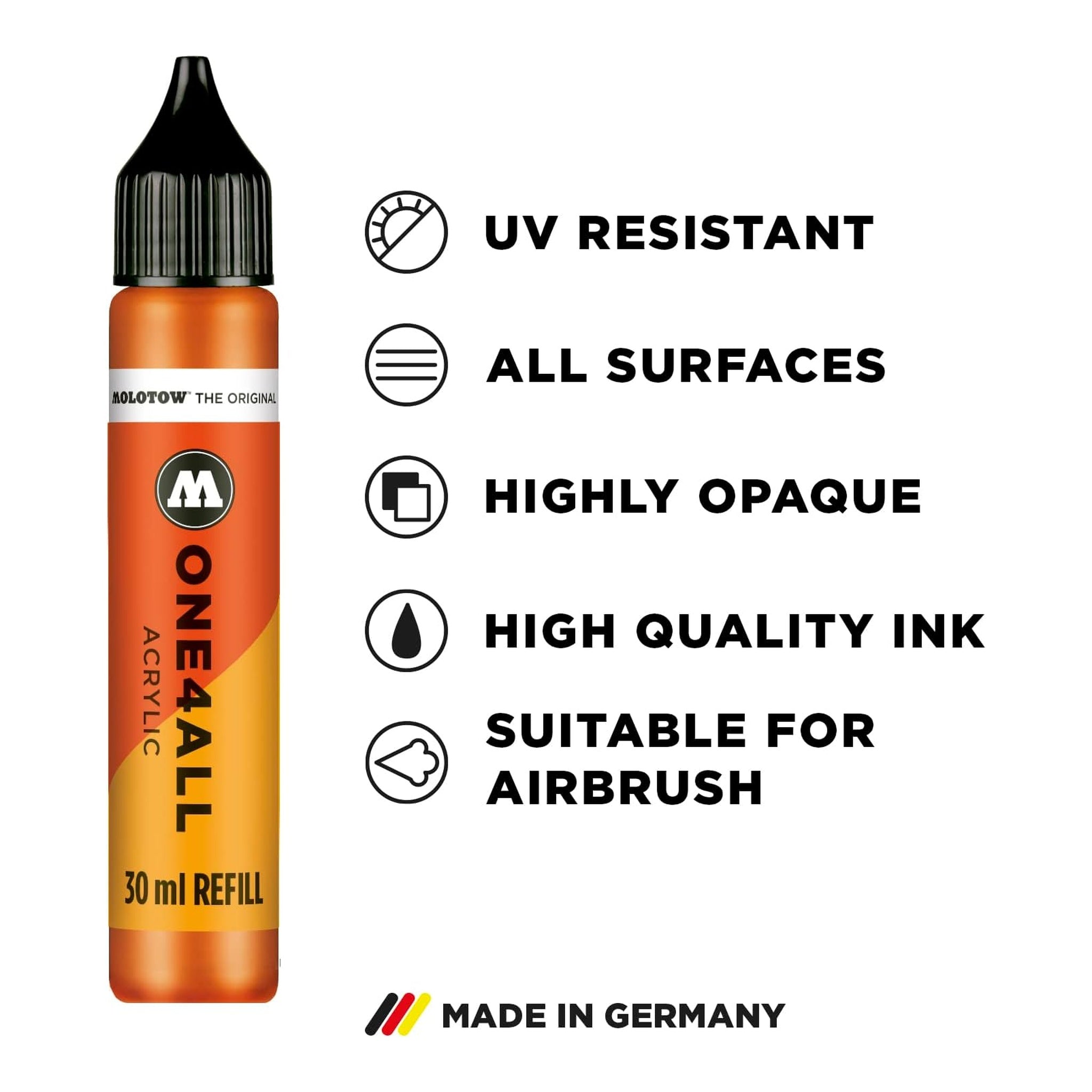 Molotow ONE4ALL – Peinture Acrylique Recharge 30 ml