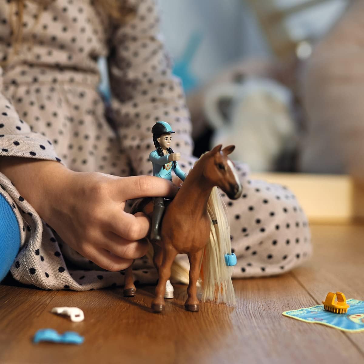 Schleich Horse Club – Coffret figurine Kim et Caramelo