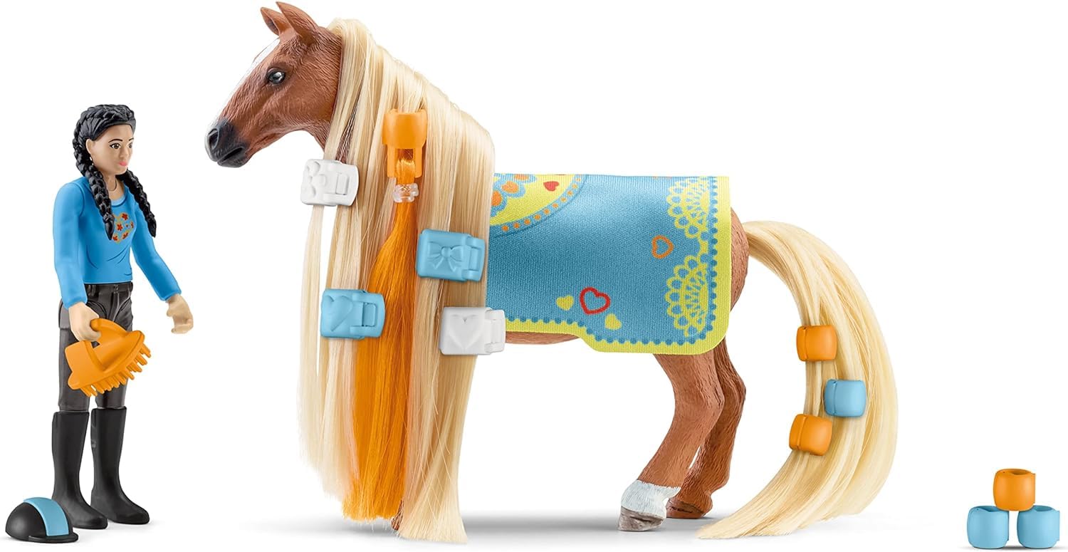 Schleich Horse Club – Coffret figurine Kim et Caramelo