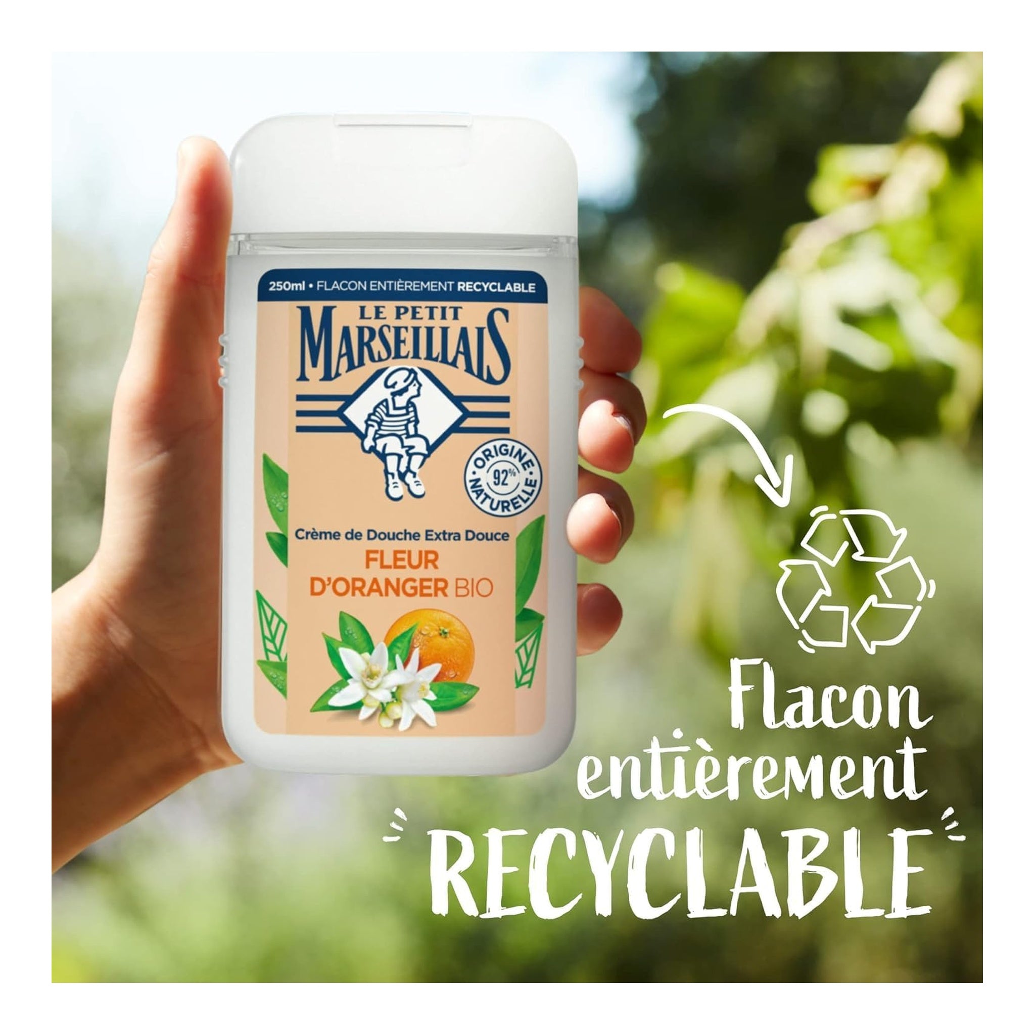 Le Petit Marseillais – Gel Douche Hydratant Fleur d’Oranger Bio 250 ml