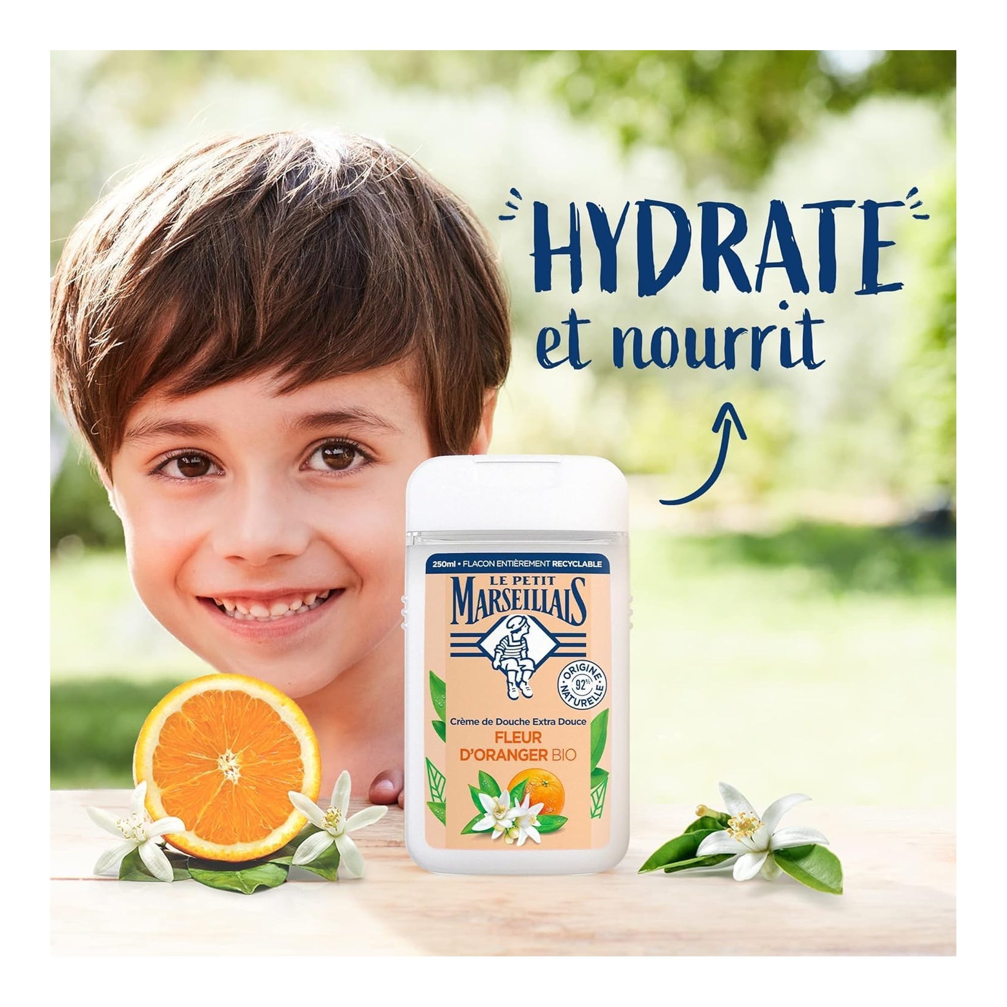 Le Petit Marseillais – Gel Douche Hydratant Fleur d’Oranger Bio 250 ml