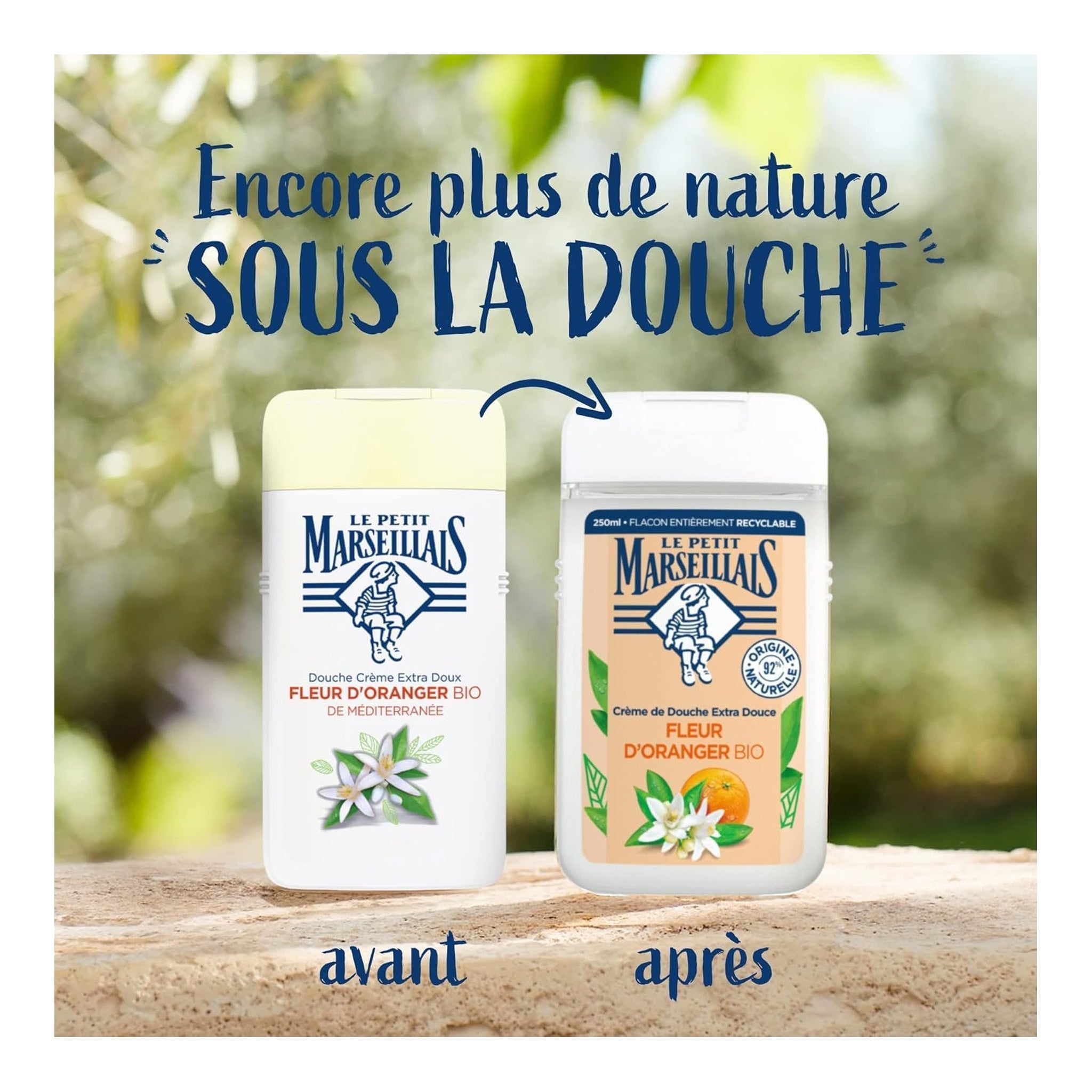 Le Petit Marseillais – Gel Douche Hydratant Fleur d’Oranger Bio 250 ml