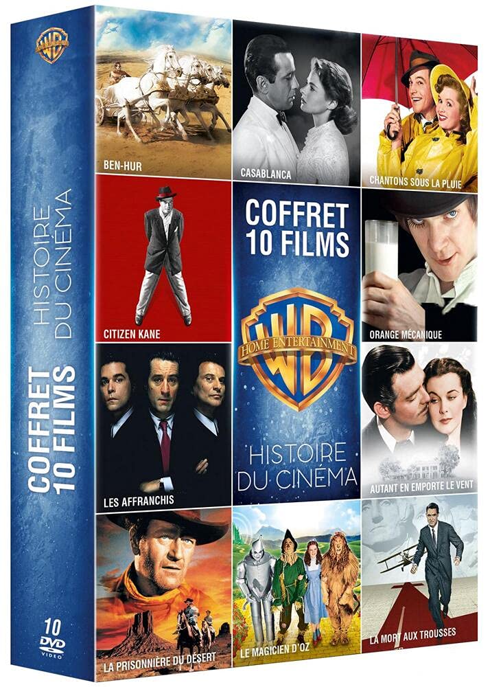 Coffret DVD Warner – Histoire du Cinéma (10 Films Cultes)