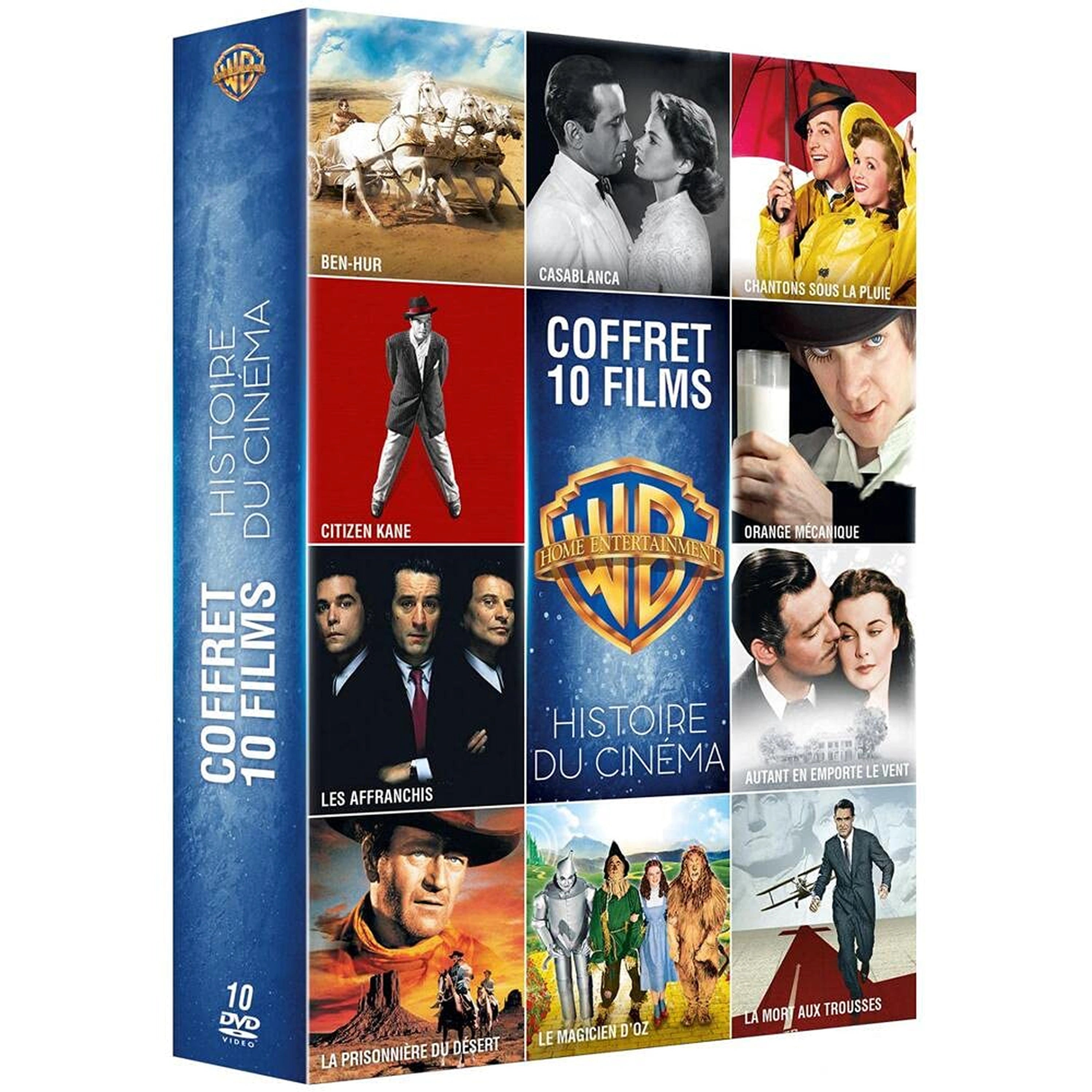 Coffret DVD Warner – Histoire du Cinéma (10 Films Cultes)