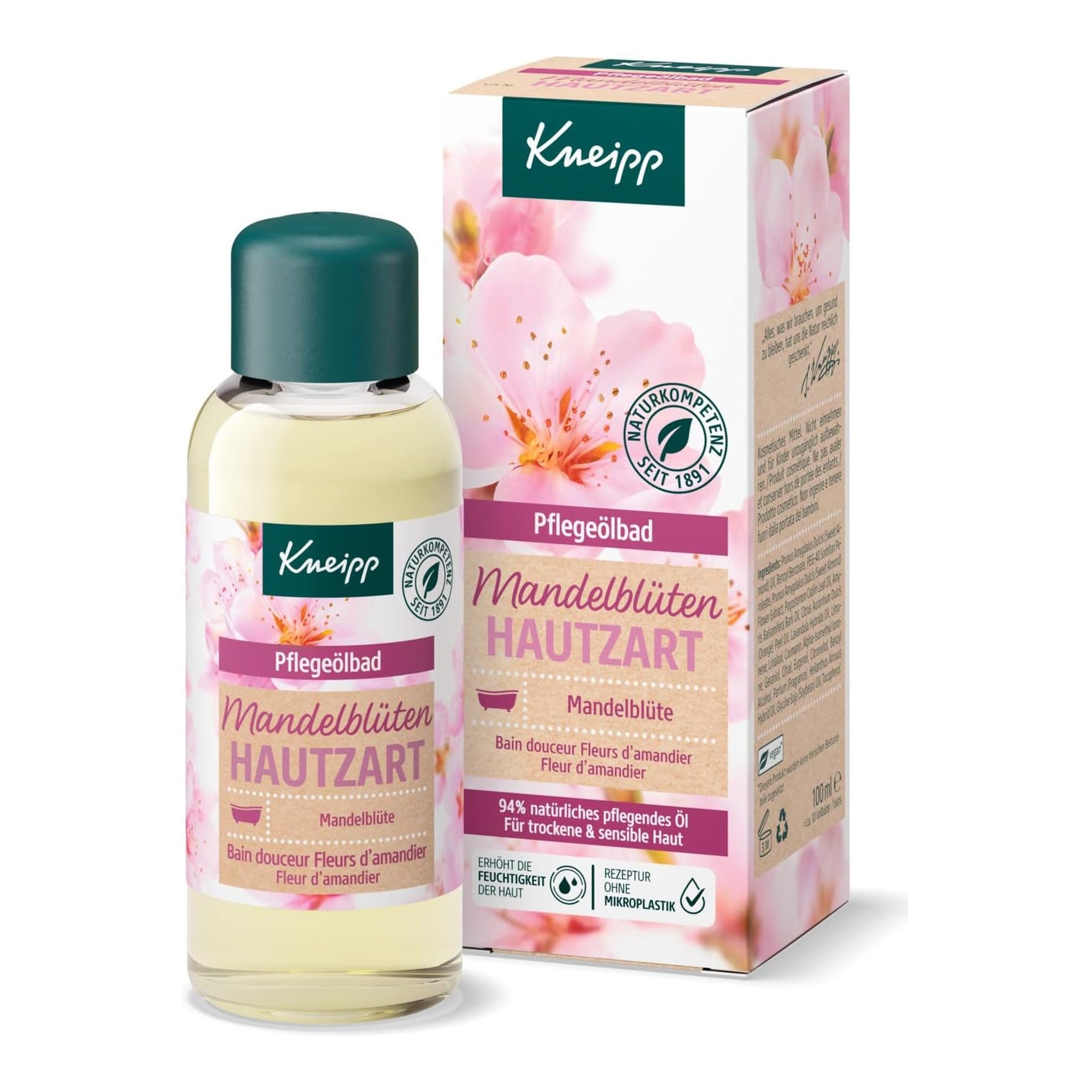Kneipp – Bain Douceur Fleurs d’Amandier 400 ml