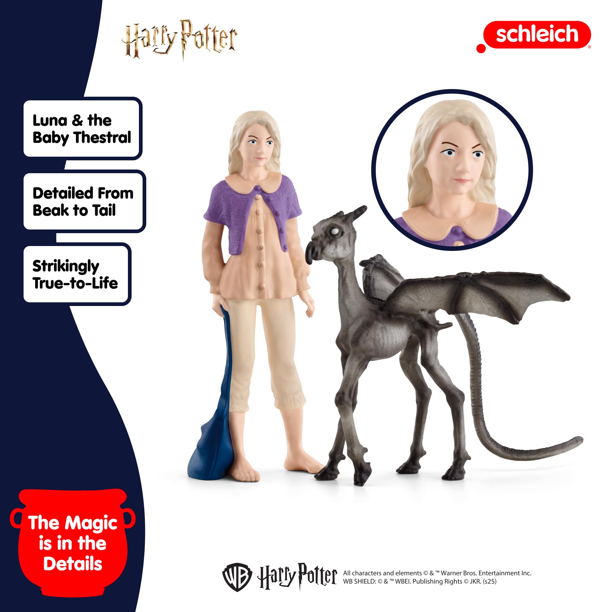 Schleich 42636 – Luna Lovegood et Bébé Sombral Wizarding World