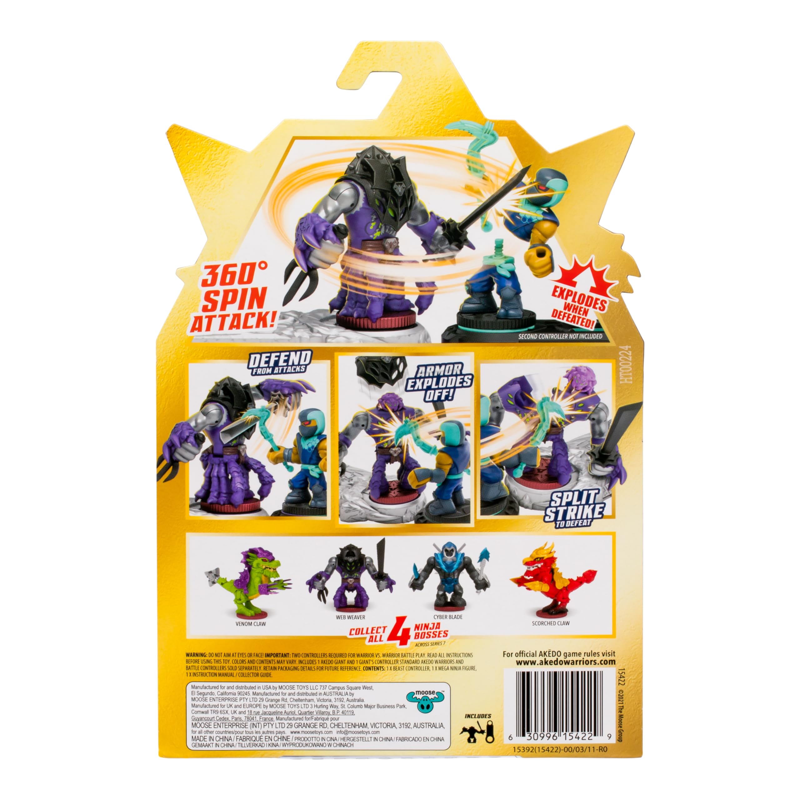 Akedo – Mega Ninja Bosses Cyber Blade & Ninja Fury