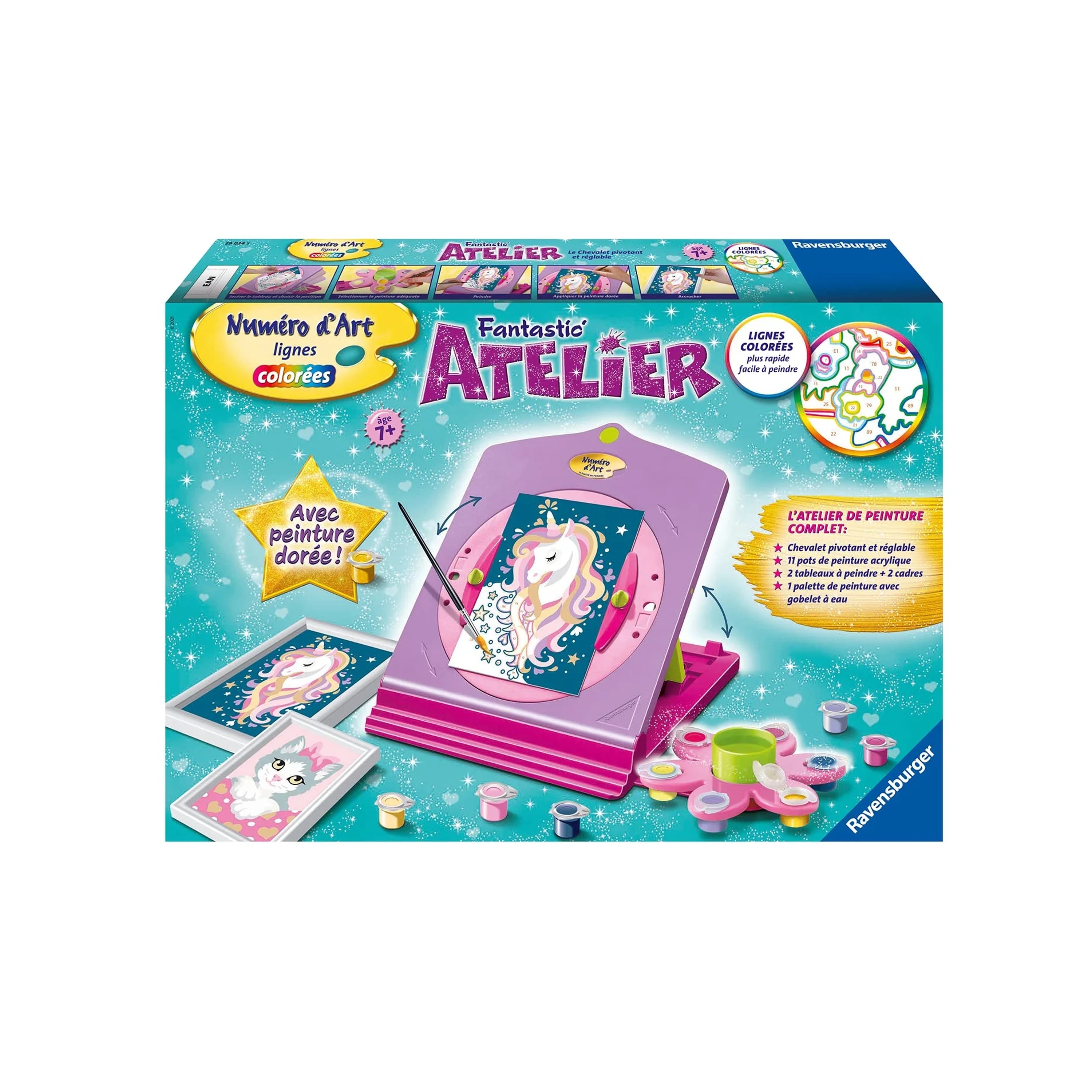 Fantastic Atelier – Numéro d’Art, Kit de Peinture Créative