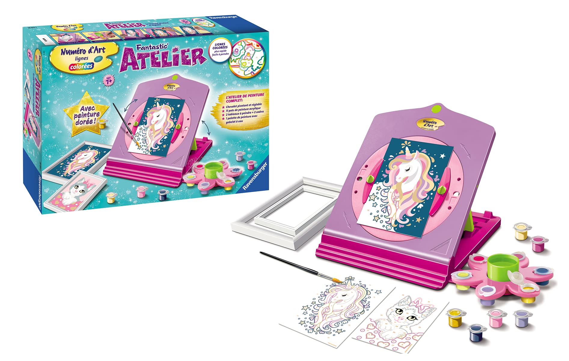 Fantastic Atelier – Numéro d’Art, Kit de Peinture Créative