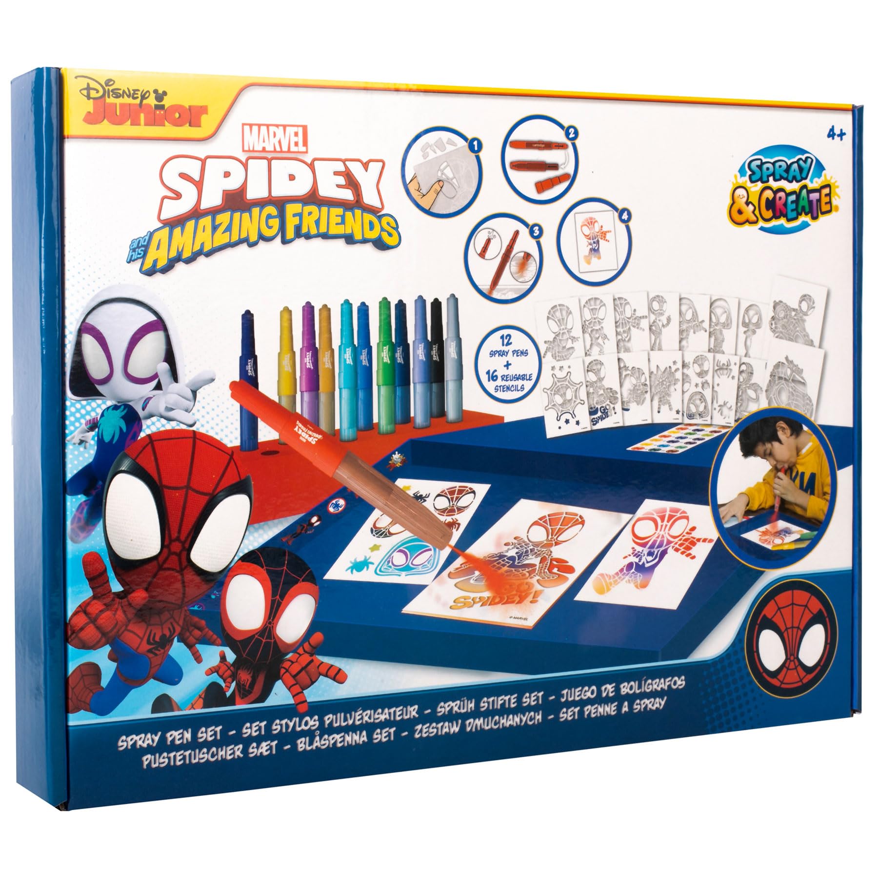 Coffret Stylos Spidey Blow Deluxe