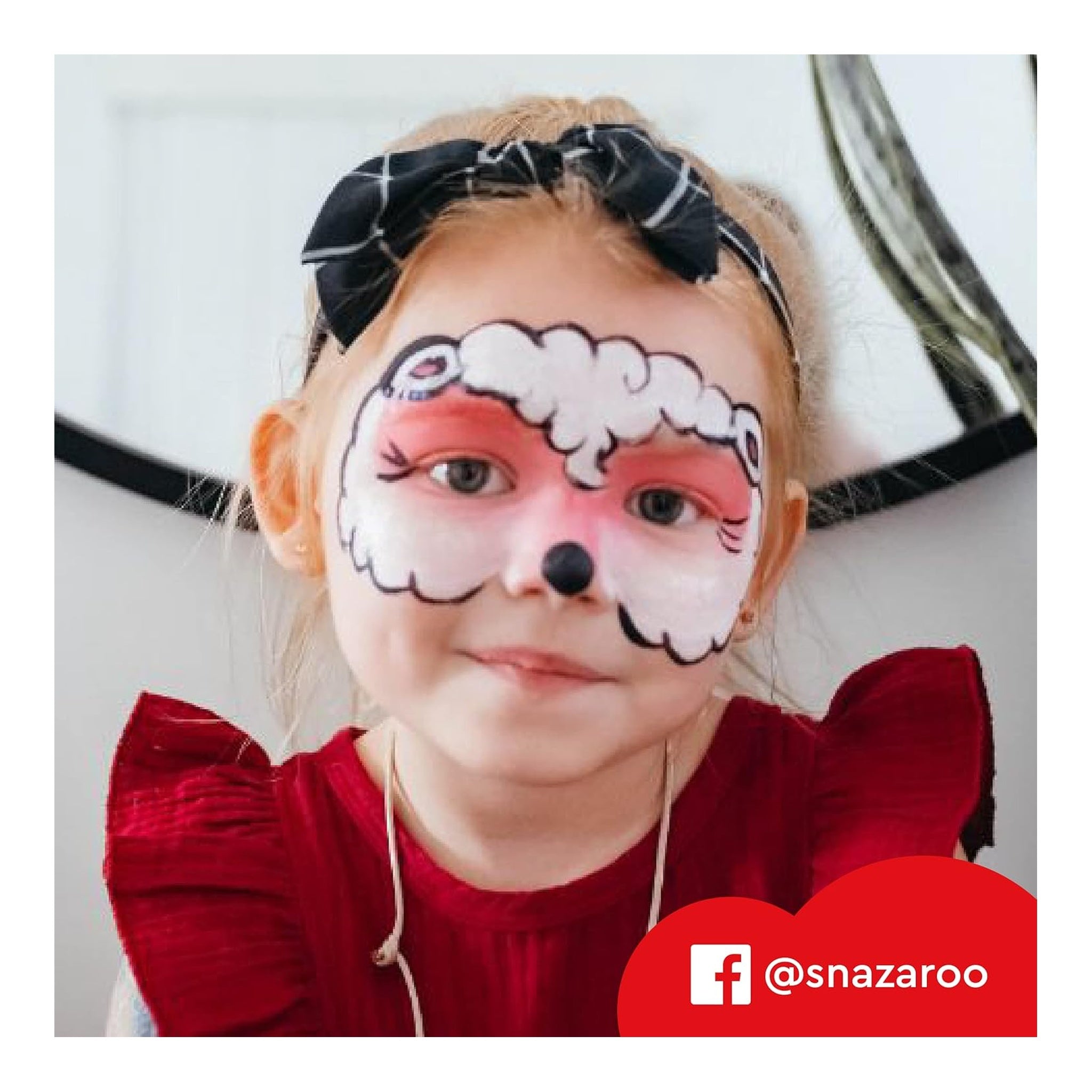 Snazaroo – Kit Maquillage pour Visage (3 Peintures + Pinceau)