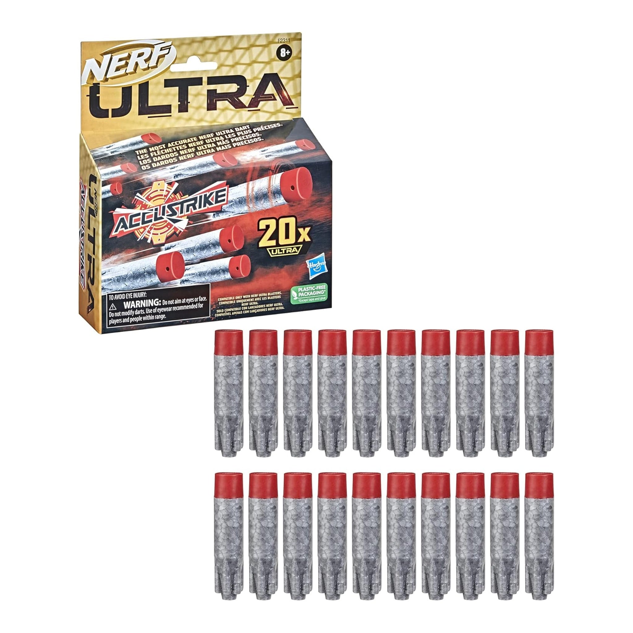 Nerf Elite 2.0 – Pack de 20 Fléchettes Officielles