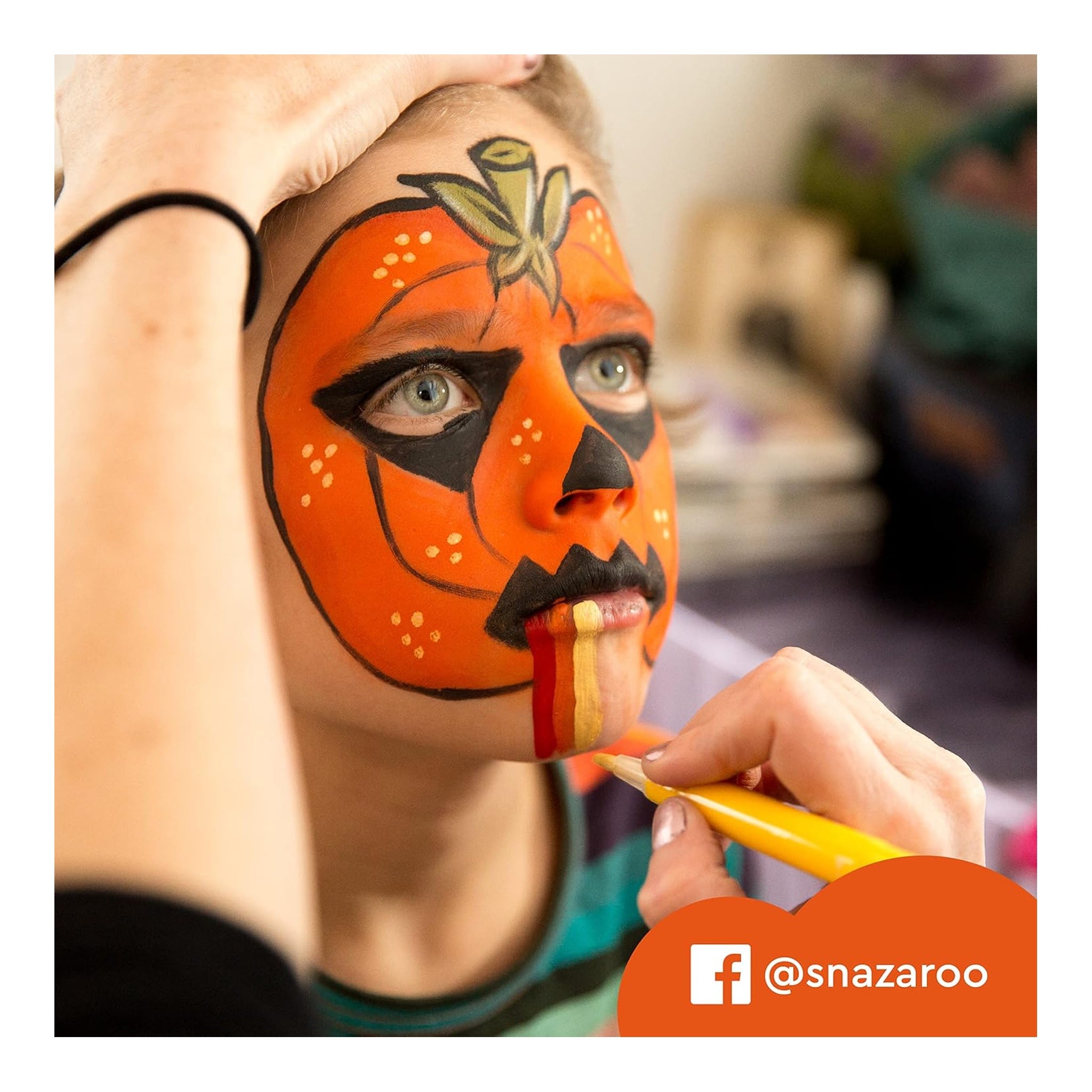 Snazaroo – Kit Maquillage pour Visage (3 Peintures + Pinceau)