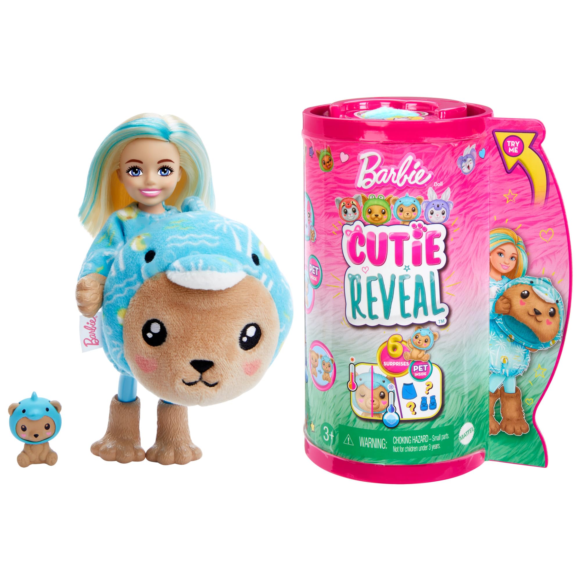 Barbie Cutie Reveal Chelsea “Teddy Bear as Dolphin” – HRK30