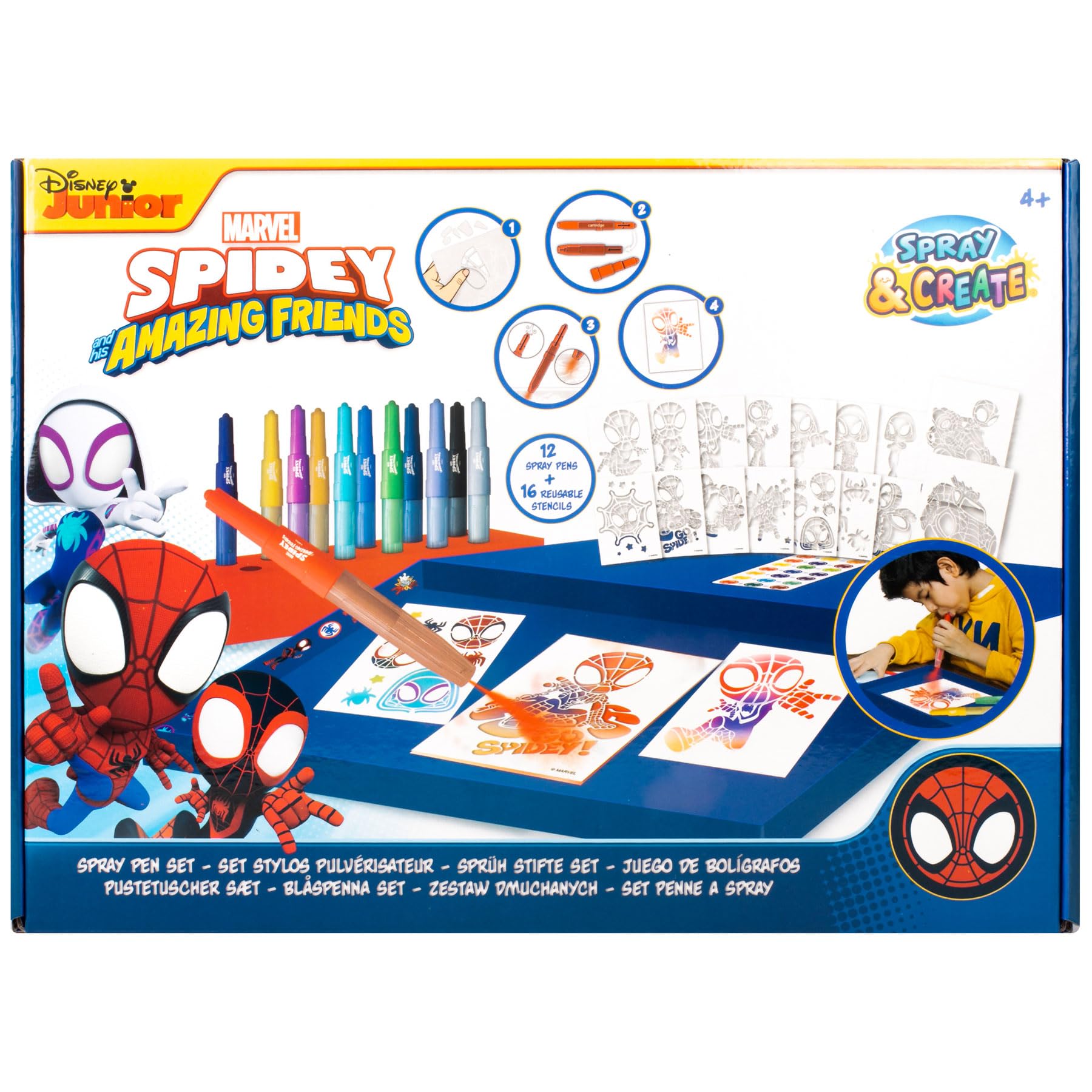 Coffret Stylos Spidey Blow Deluxe