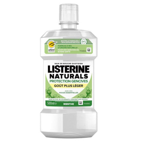 Listerine Naturals – Protection Gencives Bain de Bouche 500 ml