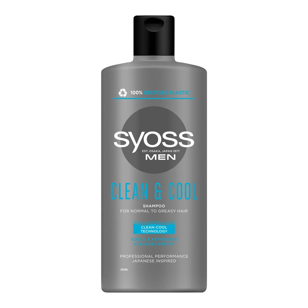 Syoss Men – Shampooing Clean & Cool 440 ml
